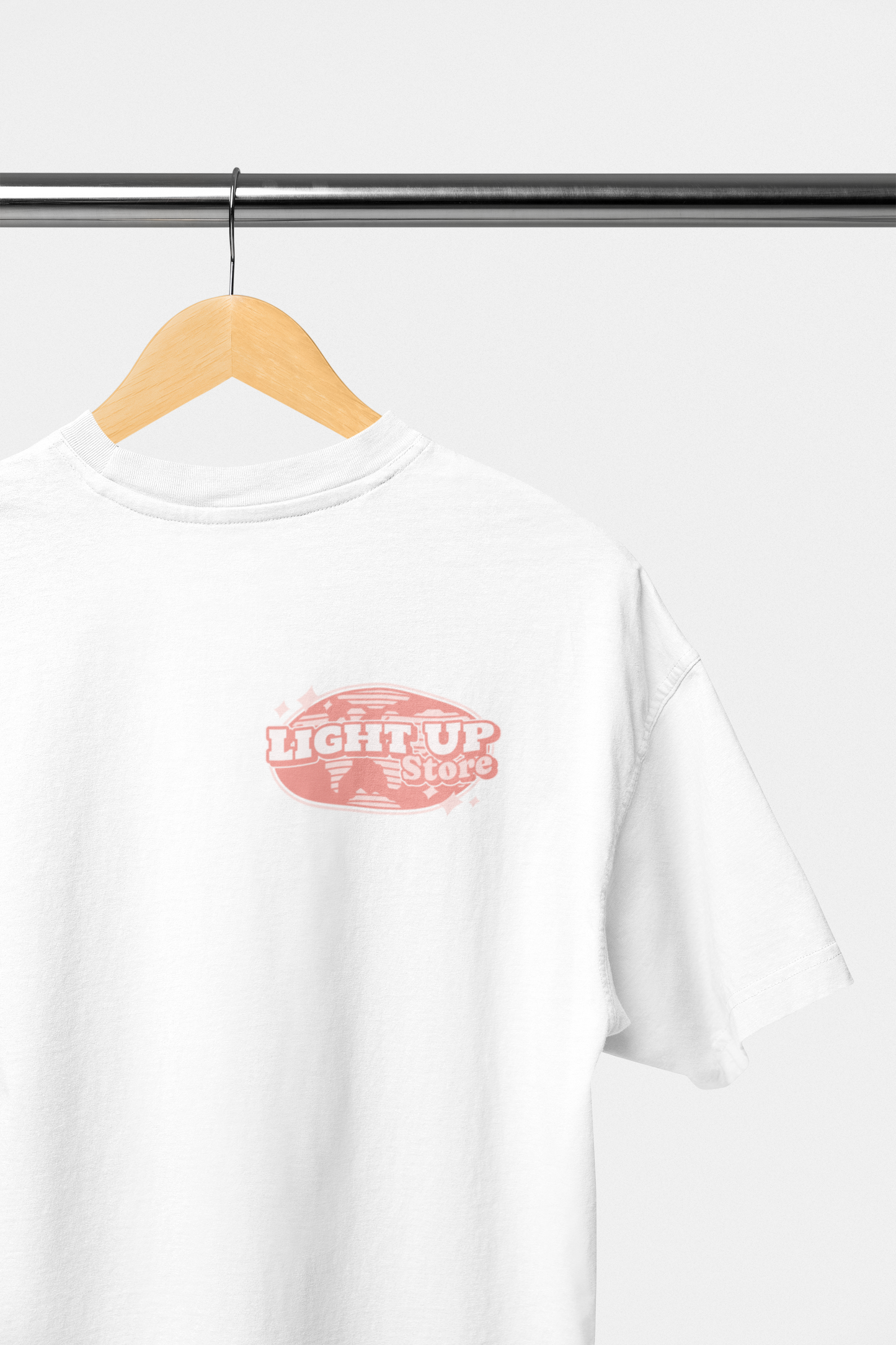 Light Up Vintage White T-Shirt