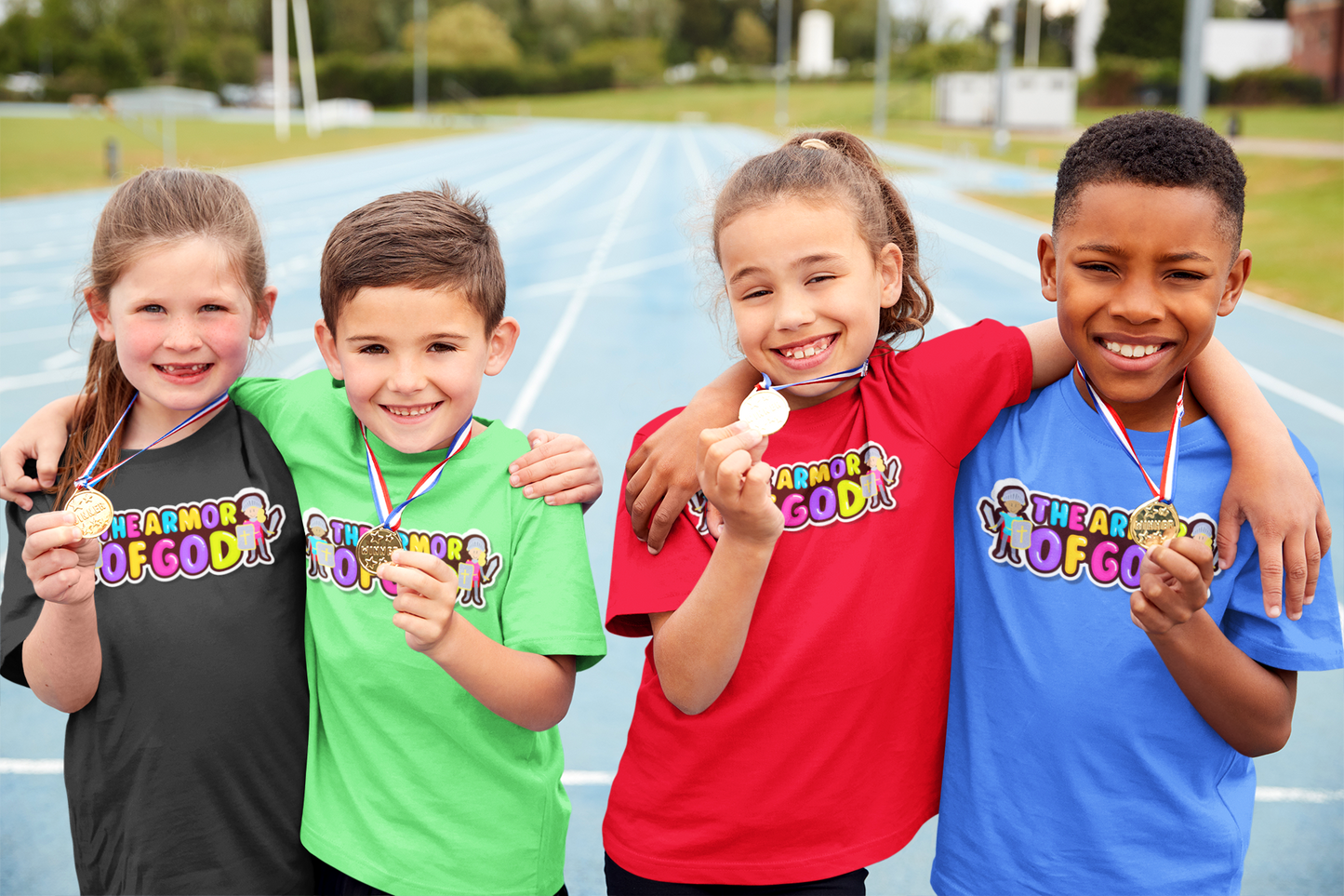 Armor of God T-shirt (Big Logo) - Kids