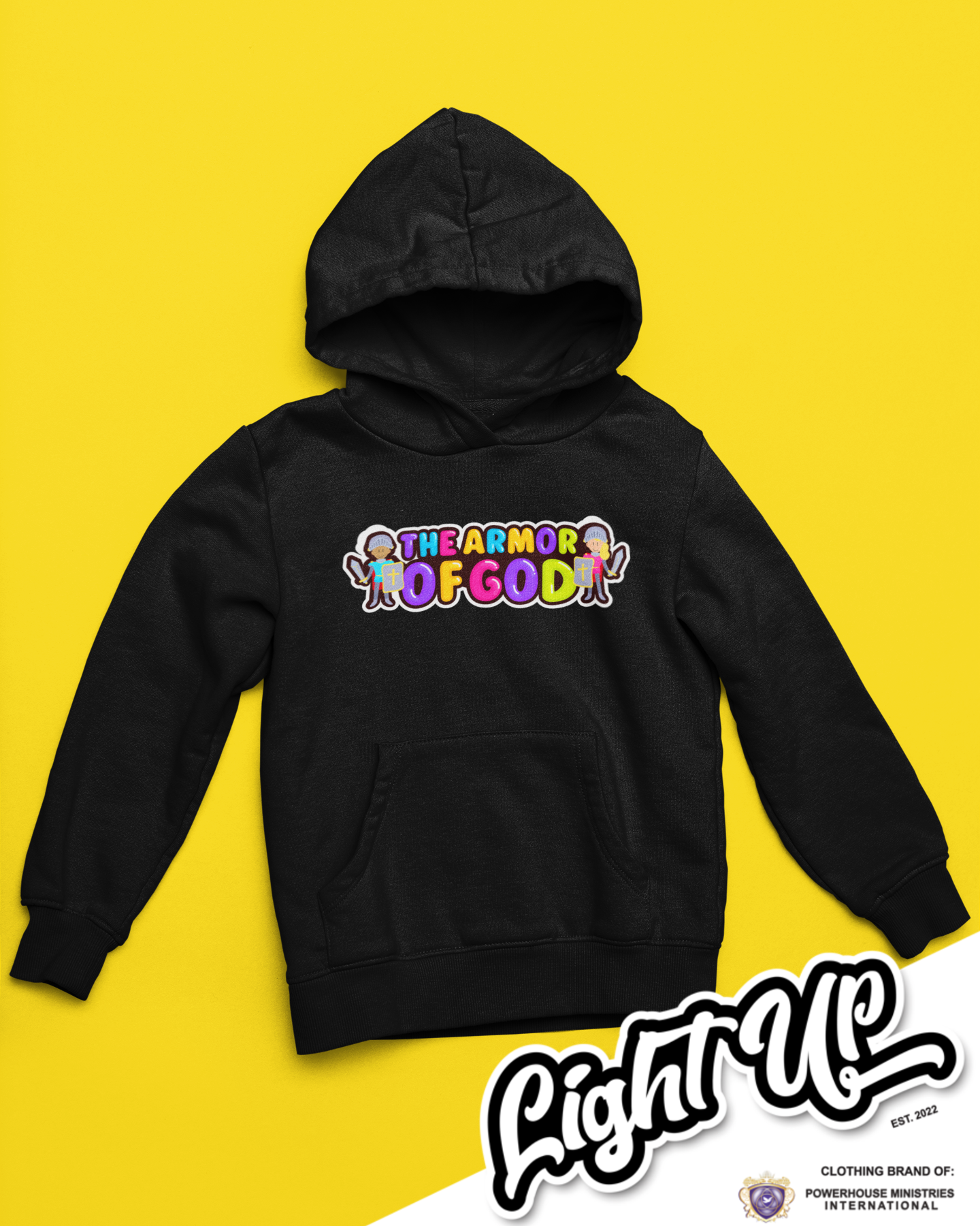 Armor of God Hoodie (Big Logo) - Kids