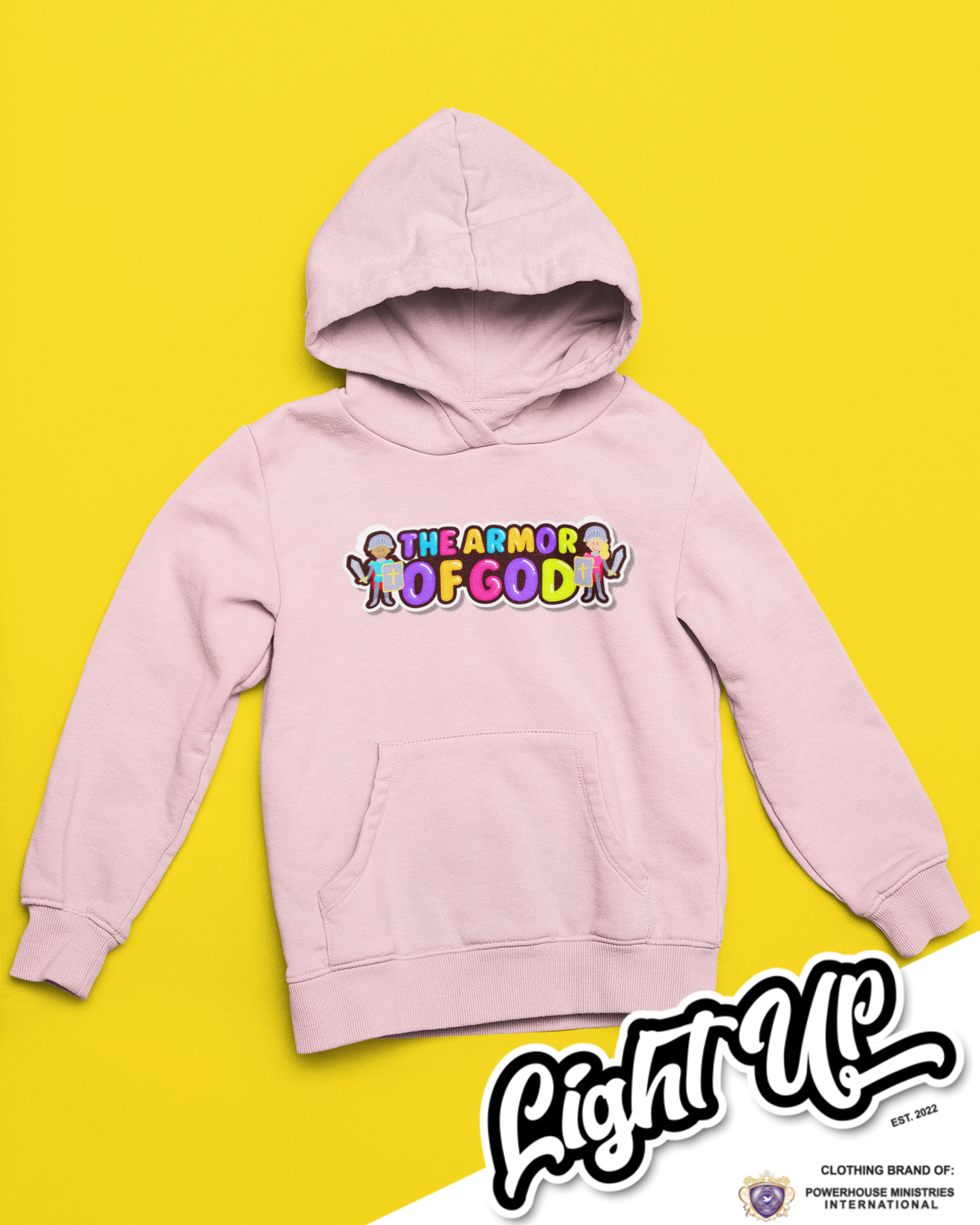 Armor of God Hoodie (Big Logo) - Kids