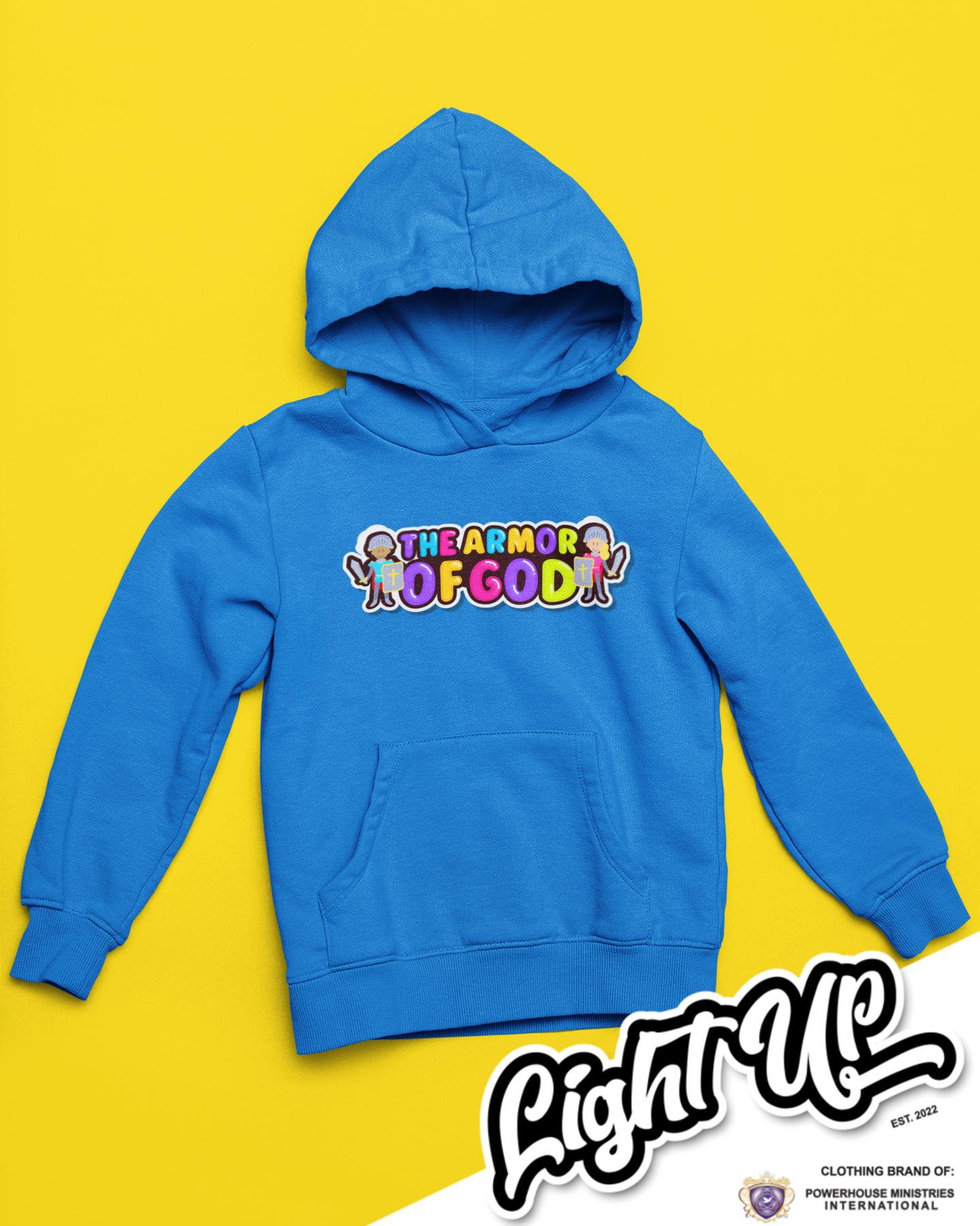 Armor of God Hoodie (Big Logo) - Kids