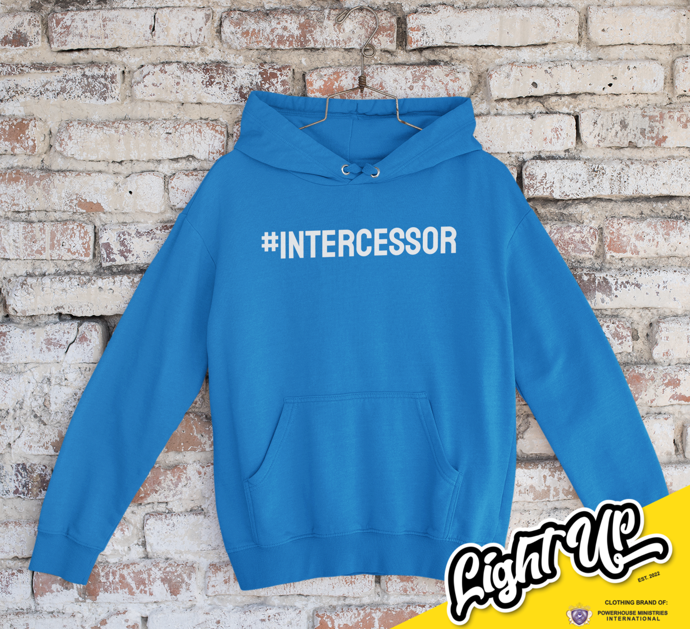 Signature Blue #Intercessor Hoodie