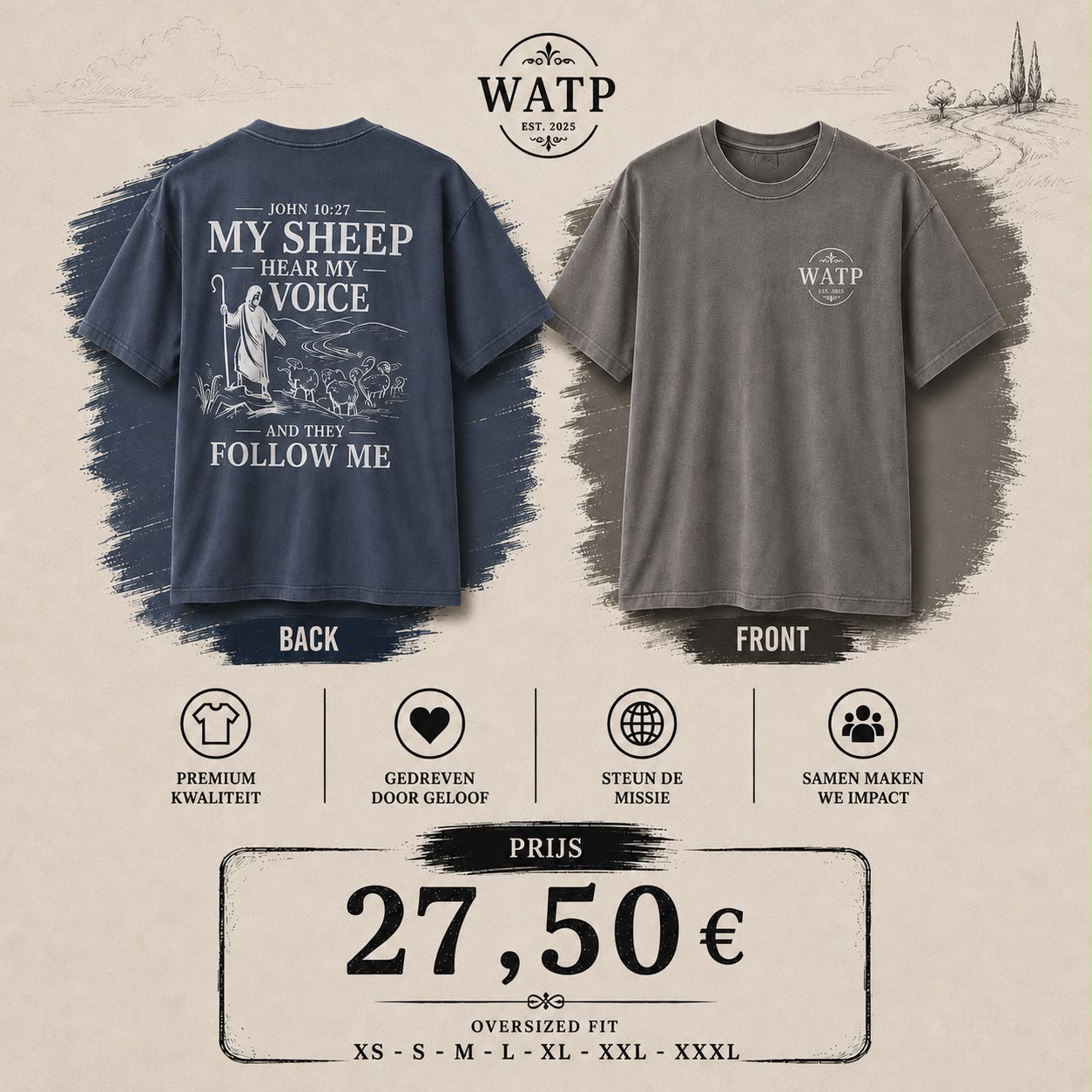 Oversized Tee - Where Are The Prophets (Fundraising)